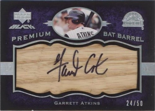 2007 Upper Deck Black - Garrett Atkins #PB-GA