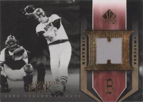 2004 SP Legendary Cuts - Carlton Fisk #HS-CF