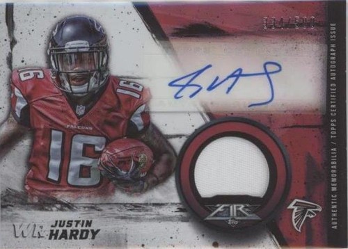 2015 Topps Fire Justin Hardy #FRAP-JH