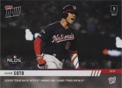 2019 Topps Now - Juan Soto #993