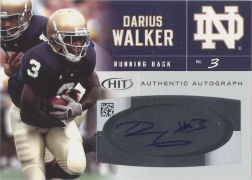 2007 SAGE Hit Darius Walker #A47