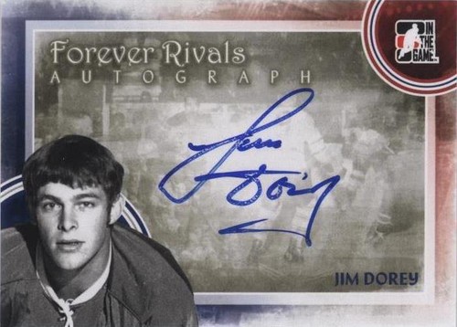 2012-13 In the Game Forever Rivals Series - Jim Dorey #A-JD