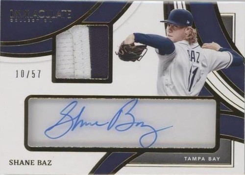 2022 Panini Immaculate Collection - Shane Baz #ICP-SH
