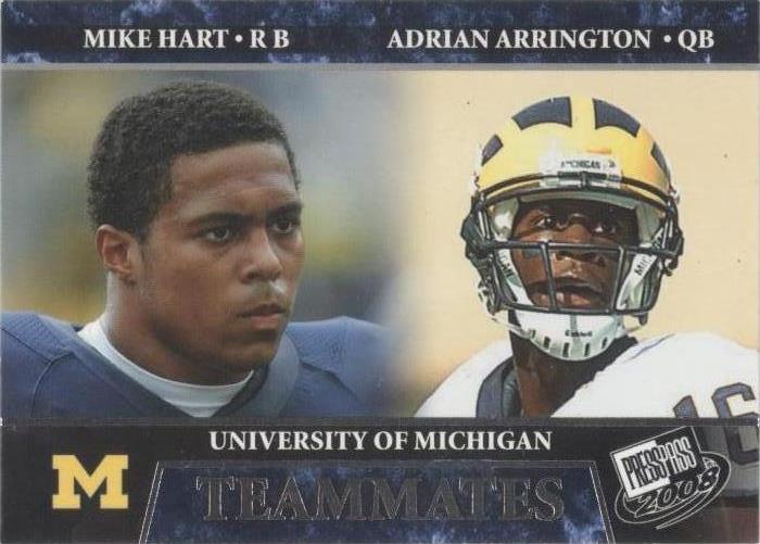 2008 Press Pass Adrian Arrington Mike Hart #98