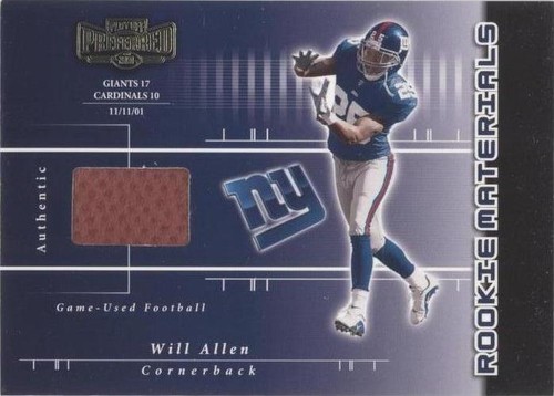 2001 Playoff Preferred Will Allen #215