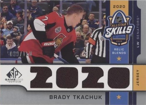 2020-21 Upper Deck SP Game Used - Brady Tkachuk #ASB-BT