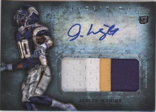 2012 Topps Inception Jarius Wright #AJP-JW