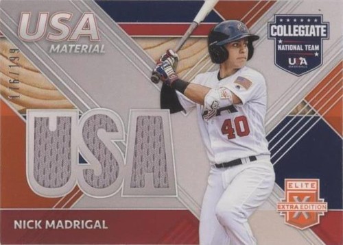 2020 Panini Elite Extra Edition - Nick Madrigal #USAM-NM