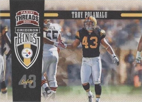 2011 Panini Threads Troy Polamalu #45