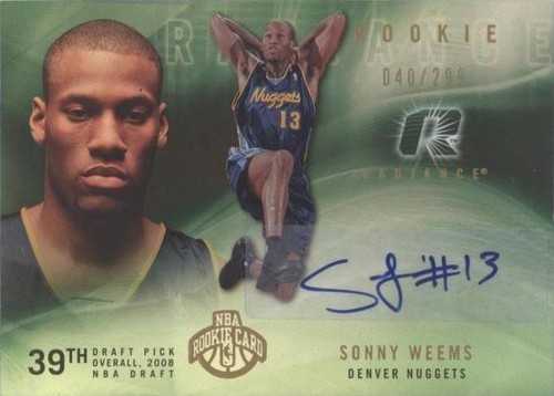 2008-09 Upper Deck Radiance - Sonny Weems #109