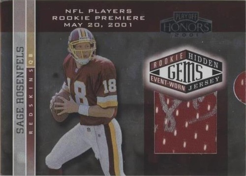 2001 Playoff Honors Sage Rosenfels #214
