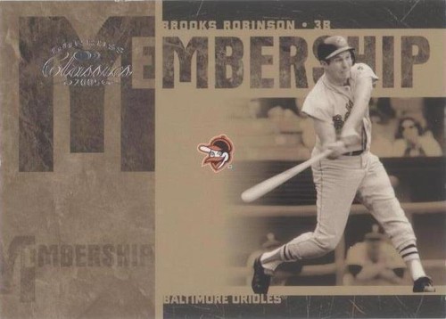 2005 Donruss Classics - Brooks Robinson #MS-5