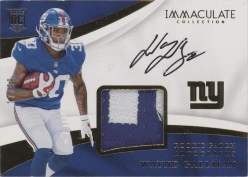 2017 Panini Immaculate Collection Wayne Gallman #116