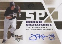 2008 SPx - Joe Koshansky #111