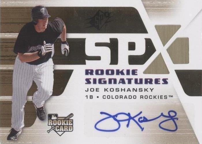 2008 SPx - Joe Koshansky #111