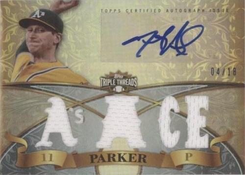 2013 Topps Triple Threads - Jarrod Parker #TTAR-JPA2