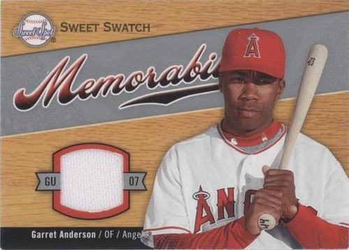 2007 Sweet Spot - Garret Anderson #SW-GA