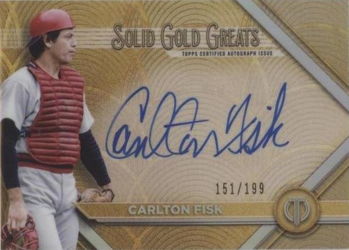 2022 Topps Tribute - Carlton Fisk #GGA-CF