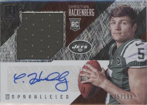 2016 Panini Unparalleled Christian Hackenberg #214
