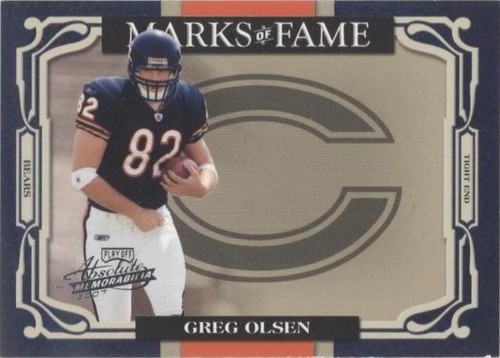 2007 Playoff Absolute Memorabilia Greg Olsen #MOF-35