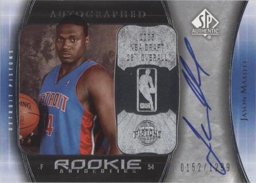 2005-06 SP Authentic - Jason Maxiell #116