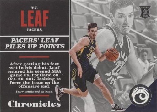 2017-18 Panini Chronicles - T.J. Leaf #130