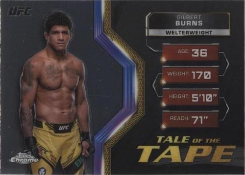 2024 Topps Chrome UFC - Gilbert Burns #TFT-14