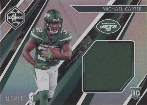 2021 Panini Limited Michael Carter #RJ-MC