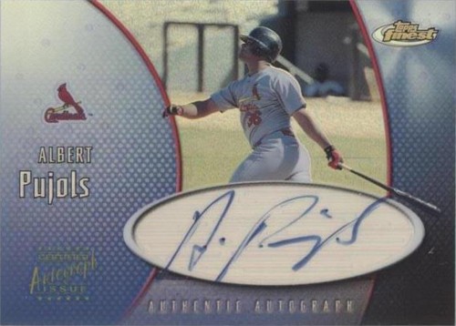 2001 Topps Finest - Albert Pujols #FA-AP