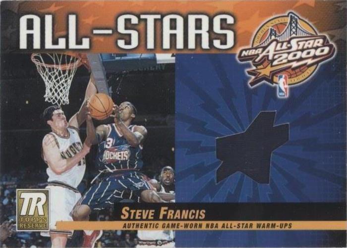 2000-01 Topps Reserve - Steve Francis #TAS31