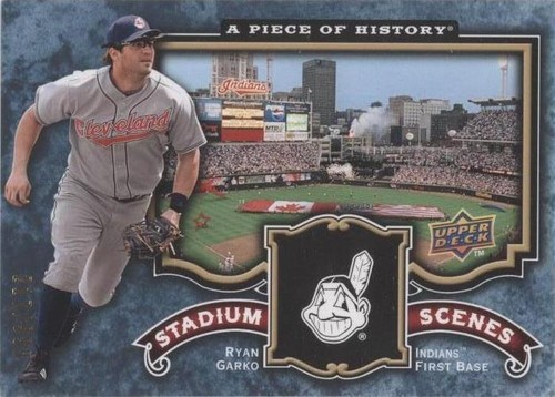 2009 Upper Deck A Piece of History - Ryan Garko #SS-RG