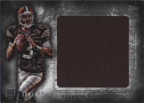 2012 Topps Inception Brandon Weeden #JR-BW