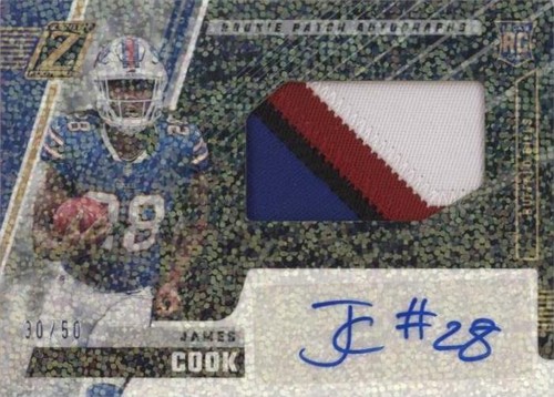 2022 Panini Zenith James Cook #215