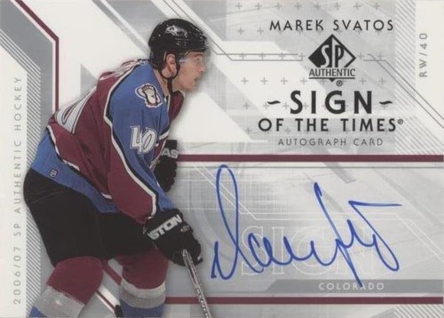 2006-07 SP Authentic - Marek Svatos #ST-SV