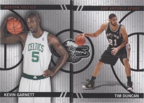 2008-09 Topps Co-Signers - Tim Duncan/Kevin Garnett #CF-23-28