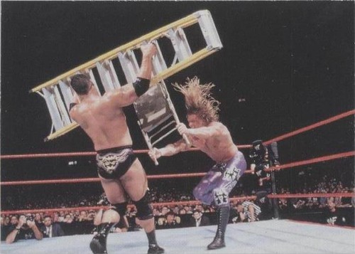 1999 Comic Images WWF SmackDown! - The Rock Triple H #54