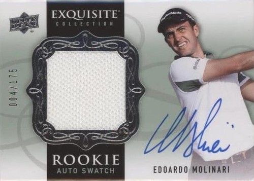2014 Upper Deck Exquisite Collection - Edoardo Molinari #66