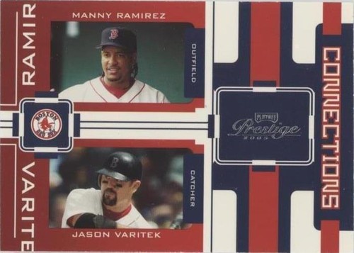 2005 Playoff Prestige - Jason Varitek Manny Ramirez #C-14