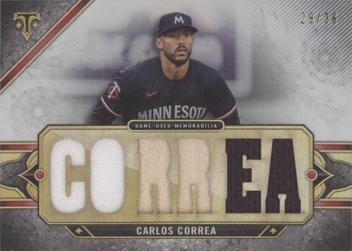 2024 Topps Triple Threads - Carlos Correa #TTR-CC