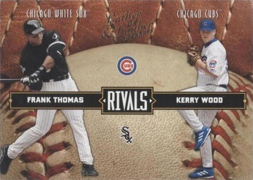 2004 Donruss Leather & Lumber - Frank Thomas Kerry Wood #LLR-7