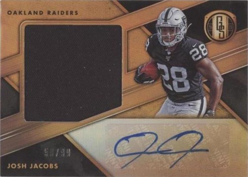 2019 PANINI DONRUSS JOSH JACOBS #308 RATED ROOKIE RR RC