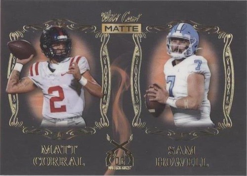 2022 Wild Card MATTE Matt Corral Sam Howell #DG-4