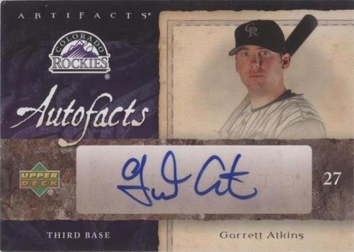 2007 Upper Deck Artifacts - Garrett Atkins #AF-GA