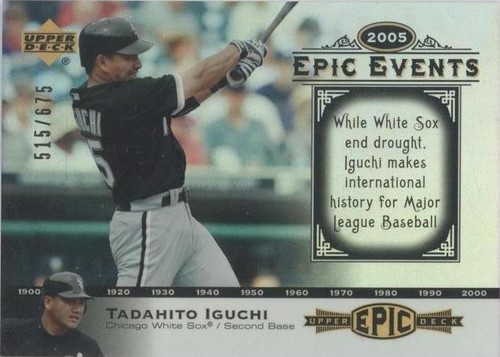 2006 Upper Deck Epic - Tadahito Iguchi #EE2