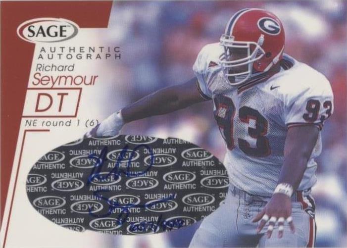 2001 Sage Richard Seymour #A39
