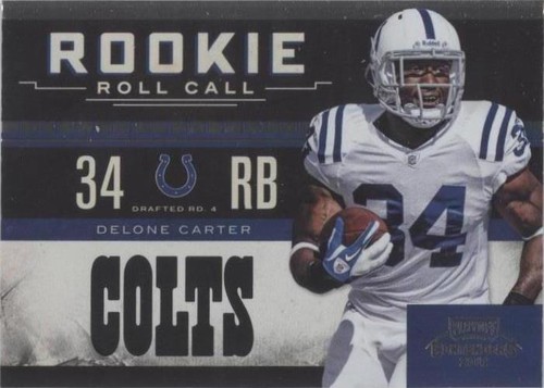 2011 Playoff Contenders Delone Carter #5