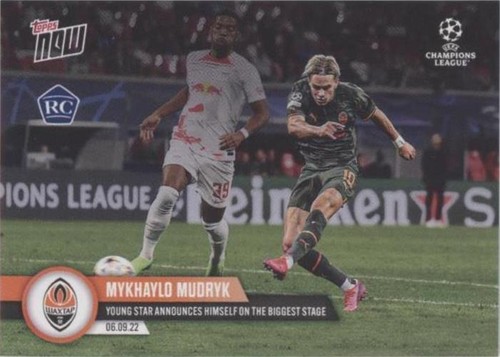 2022-23 Topps Now UCL Mykhailo Mudryk #011