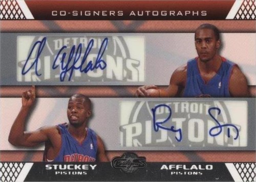 2007-08 Topps Co-Signers - Arron Afflalo/Rodney Stuckey #CS-41
