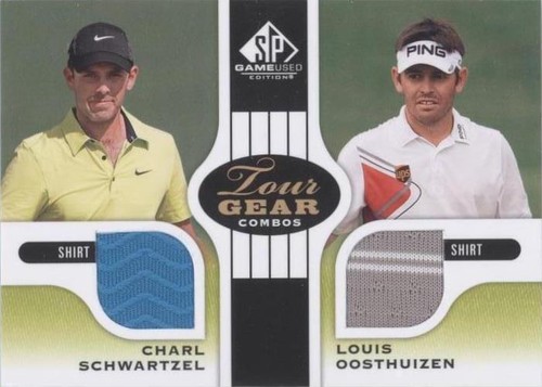 2012 SP Game Used Edition - Charl Schwartzel Louis Oosthuizen #TG2-RSA