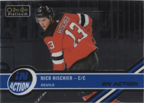 2017-18 O-Pee-Chee Platinum - Nico Hischier #IA-23